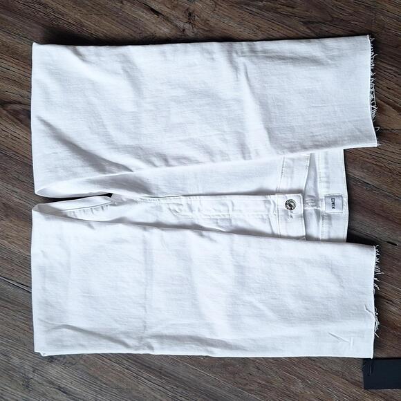 Nwt Edwin Endurance White Ankle Fray Jean Size 31 - Picture 5 of 7